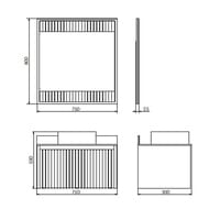 ����� COMFORTY �������-75 (750�530�500) � ���������,������. ��� ����. ������,����� ���. 00-00012270