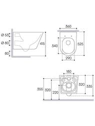 ������ ��������� Aqueduto Cone 360�525�320, ������������, ������� � �����������, ������ ���. CON0140