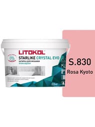 ������� ���������� LITOKOL CRYSTAL EVO S.830 Rosa Kyoto ��� �������, ������� 2,5 ��