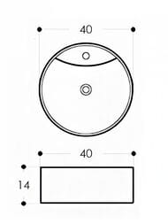 �������� ��������� toHit Ogma D40 400x400x140 ����� ������ TH03-0401404