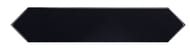 Плитка настенная EQUIPE ARROW Black (50х250) черная 25836 (кв.м.)