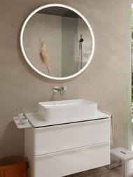 Смеситель Hansgrohe Tecturis S для умывальника встраиваемый, излив 165 см, хром 73350000 — изображение 2