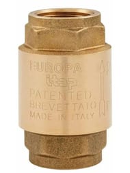 Клапан обратный ITAP EUROPA  1/2"ВВ 100 1/2 пружинный, с металлическим седлом