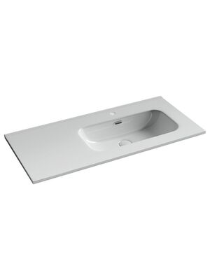 Раковина накладная Ceramicanova Element 1010х465х170 чаша справа,1 отв. под смеситель,белый CN7003R