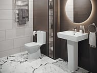 Умывальник САНТЕК Нео 60 (600х450х172) подвесной, белый 1.WH30.2.186