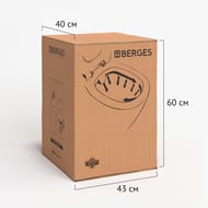 Унитаз подвесной Berges OKUS 490х360х360 безободковый, сиденье быстросъемное микролифт, белый 081127