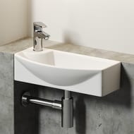 Раковина подвесная Ceramicanova Element 455х220х130 чаша справа, отв. под смеситель,белый CN6038R