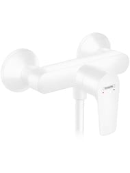 Смеситель Hansgrohe Talis E 71760700  для душа однорычажный, настенный, белый матовый — миниатюра 1