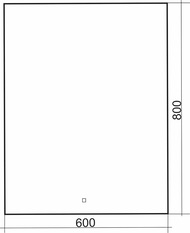 ������� Silver Mirrors ������-3 (600�800) LED-���������, ������, ������, ��������, ���� LED-00002330