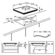    AEG IKR64301XB (576516) 4  , / .