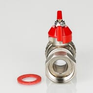 Кран шаровый с накидной гайкой VALTEC BASE 3/4"В-1"В, VT.241.N.0506