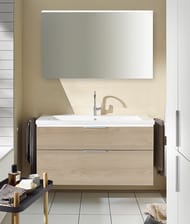 ����� � ��������� Burgbad Eqio 1230�490�665 ���������, 2 �����, LED, ��� ������� SEZA123F3180C0001