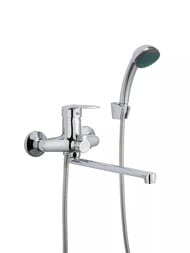 Смеситель для ванны с изливом и дивертором , FRAP хром, F22701-B — миниатюра 1