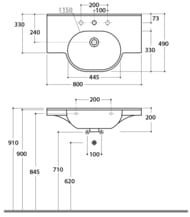 �������� ��������� Globo Mode ME080BI 800�490�200 �������, ��������� ��� ���������, ���������, �����