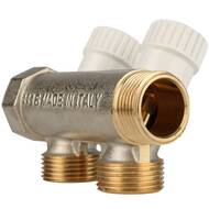 Коллектор распределительный STOUT 3/4", 2 отвода 3/4"ЕК SMB 6851 343402