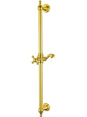 Душевая штанга Boheme Imperiale 417 с держателем ручного душа, золото