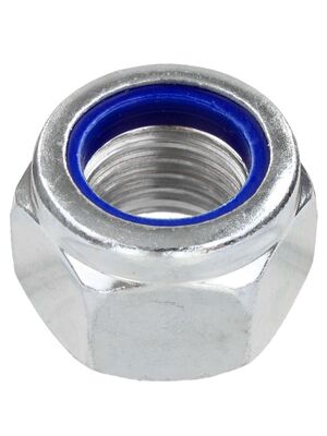 Гайка самостопорящаяся DIN 985 Zn M8 (100 шт.) оцинк. сталь, КР.052383