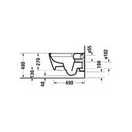 ������ ��������� Duravit Viu 370�570�400 ������������, HygieneGlaze, ����: ����� 2511092000