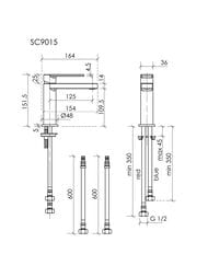 ��������� SANCOS Studio SC9015BN ��� ��������, ������������, ����� 109,5��, ������������� ������