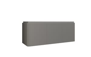 Тумба под умывальник Cezares STYLUS (140x48x55) подвесная, 6 ящиков, Grigio nuvola 55233