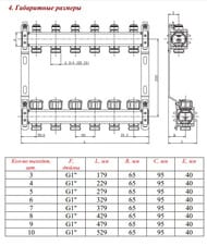 ������������ ������ VALTEC  8 �������, 1"�3/4" ��� ������������, ����������� ����� VTc.582.EMNX.0608