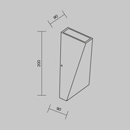 ������������� ��������� Maytoni Times Square (����� �����) O580WL-L6B, 3200� 6�� IP 54, ������