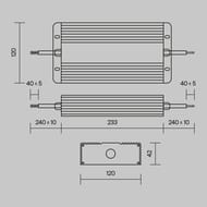 ���� ������� Maytoni Technical (��������) PSL008-400W-48V-IP67 48� 400�� PSL008, IP67, �������