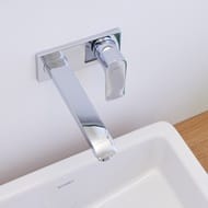 Смеситель Hansgrohe Metris 31085000 для умывальника, встраиваемый, двухсекционный, излив 165мм, хром