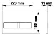 BERGES комплект инсталляции с клавишей смыва L5 черной, унитаз EGO Rimless 4в1 047215