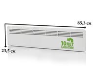 Конвектор настенный ENSTO FinnHeat MINI 500 Вт (853х235х85) мех.термостат, EPHBMM05PR