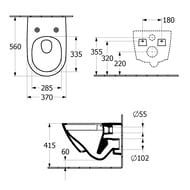   Villeroy & Boch Antao 4674T0R1 (560370360) /, +   8M67S1R1