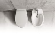 Унитаз подвесной Simas LFT SPAZIO (520х350х250) гориз. выпуск, белый LFT 18 bia