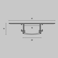 ����������� ������� �������. Maytoni Led Strip �������� ������� 61�14, �������, 2 �, ALM-6114-S-2M