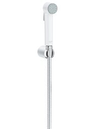 Душевой набор Grohe Tempesta-F 26355IL0 (шланг, лейка 36мм, настенный держатель) хром/белый — миниатюра 1