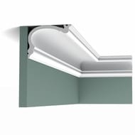 Карниз Orac Decor C341 (88х122х2000) белый (шт.)