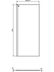 ������� ������ Ideal Standard CONNECT 2 Wetroom (900�1950) ������� ��� ������/������ �������.K9377V3