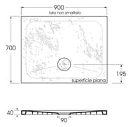 ������� ������ Azzurra Pietraceramica (900�700�40) �������������, ��������, ����� PEPD09007040GE