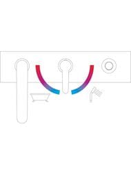 ��������� �� ���� ����� RAVAK Puri PU 026.00 �� 3 ���������, ���� X070142