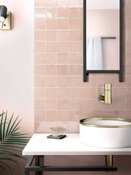 Настенная плитка EQUIPE MANACOR Blush Pink (100х100) розовая (кв.м.) — изображение 2
