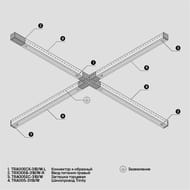 ��������� �-�������� Maytoni Trinity (�������) TRA005CX-31W �����, IP20, �����