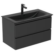 Умывальник Ideal Standard Lux CONNECT AIR 840х460х165 отвер под смеситель/перелив,мат.черный E0279V3