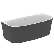 Ванна акриловая Ideal Standard Lux DEA 1800х800х610 пристенная, черная T9940V3