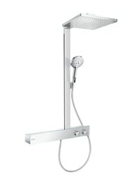 Душевая система Hansgrohe Raindance E 300 Showerpipe 600 термостат, верхний и ручн.душ,хром 27363000