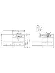 ������� � ��������� Duravit Happy D.2 Plus 1600�850�490 2 �����, ���� �����, ��� ����. HP4848O7171