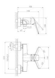 ��������� ��� ���� Cersanit FLAVIS 63036 ������������, ����