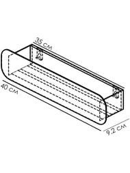 ����� FLOW Round Mono 400�92�90 ���������, 1 �����, ����� Fl-ro-m40-�