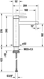    Duravit Circle ,   182, :  CE1030002010/CE1030002C10