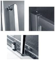 Душевой уголок Gemy Victoria S30191C-A70 (1500х700x1900) 1 дверь, профиль хром/стекло прозрачное