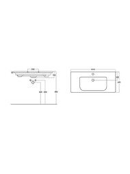 �������� ��������� ��� ����� Caprigo SOFT 100 (1010x455x165) �������� SF 100