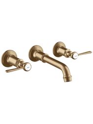 Смеситель Axor Montreux 16534140 для умываника, на 3 отверстия, шлифованная бронза — миниатюра 1